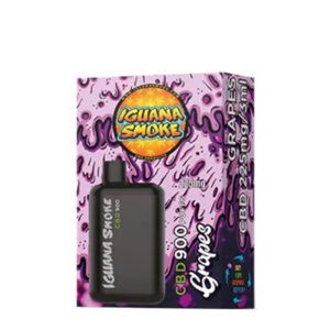 CBD Vaper Iguana Smoke 900 Grapes 3 ml.