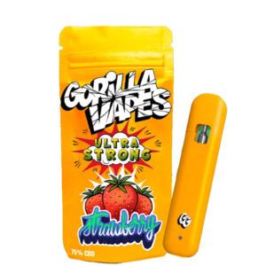 Cbd Vaper Gorilla Grillz 75 % Strawberry 1 ml.